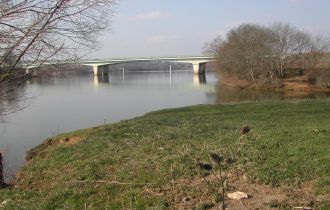 La Saône - Pont autoroute A40
